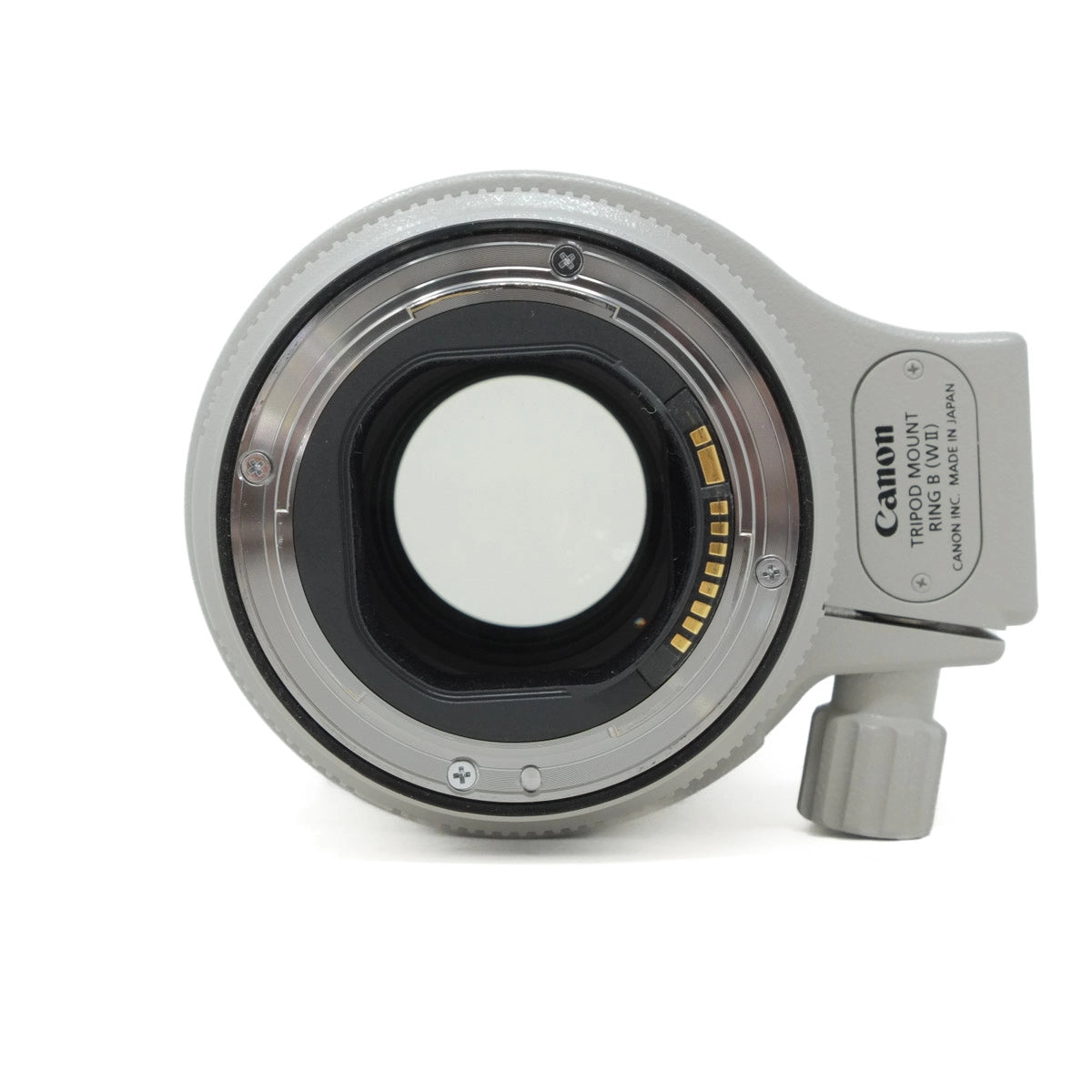 Canon camera lens on a white background