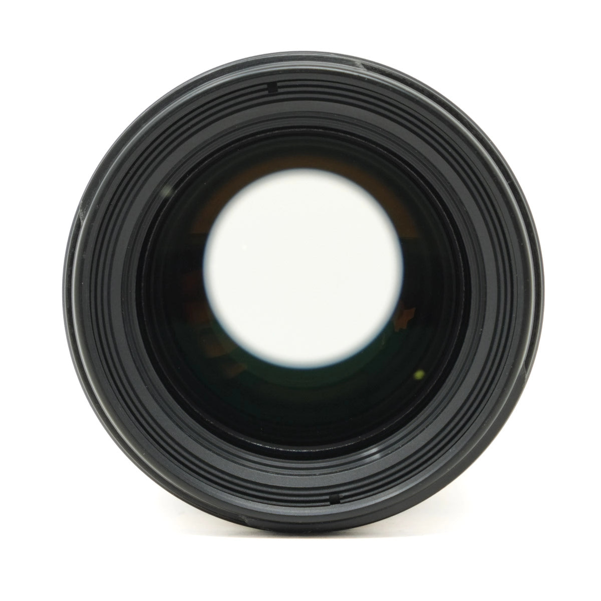 Camera lens on a white background