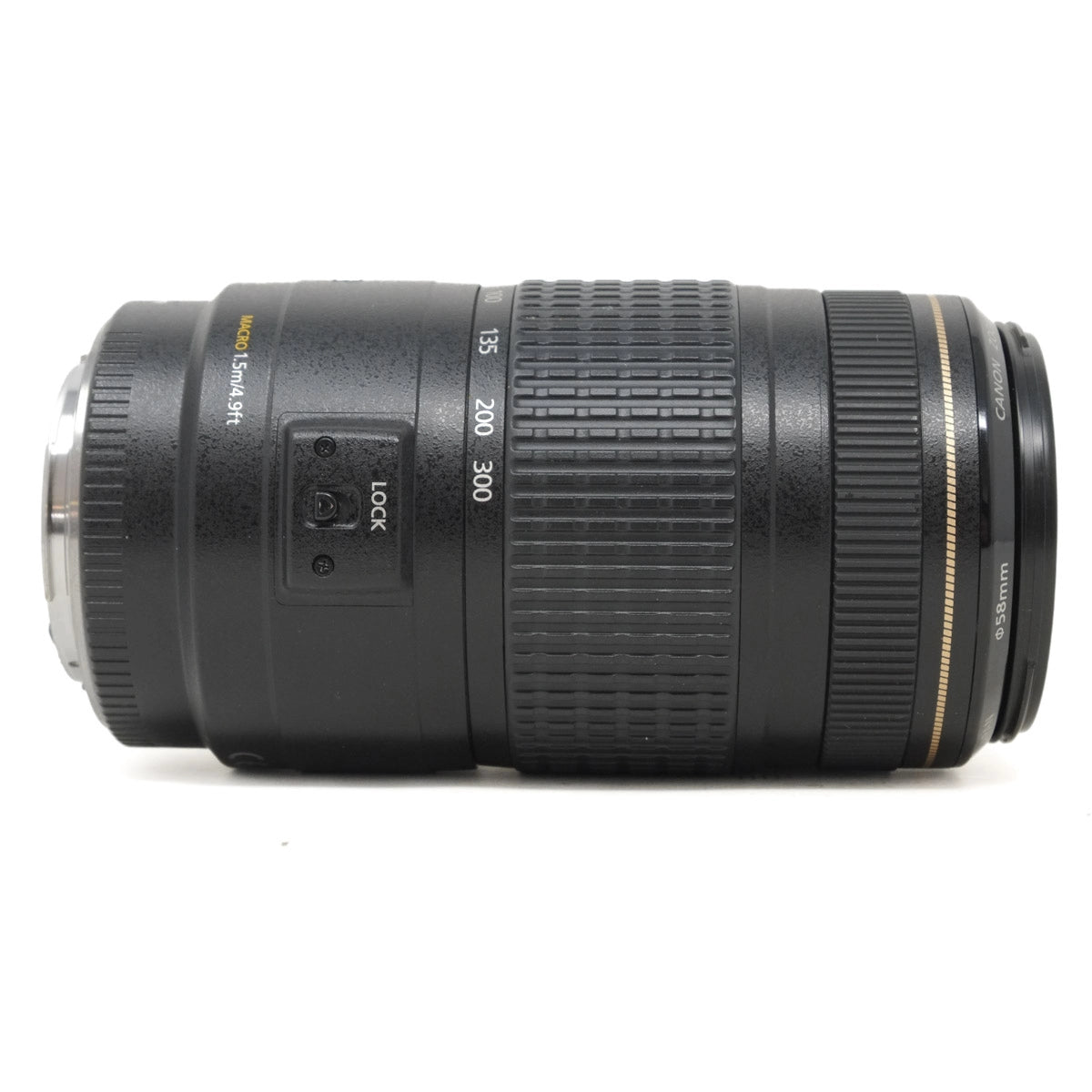 Camera lens on a white background