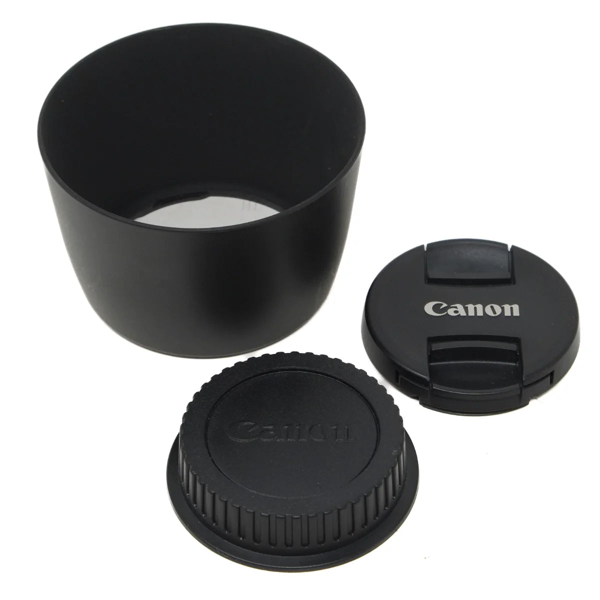 Used Canon EF 75-300mm F4-5.6 III EF Lens - lens hood and caps 