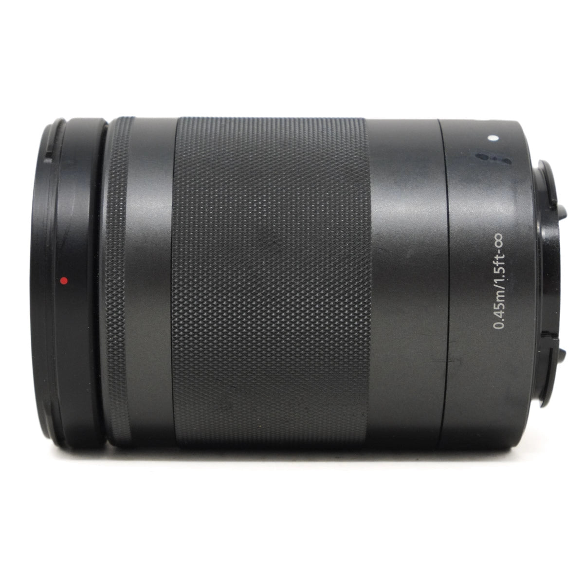 Camera lens on a white background