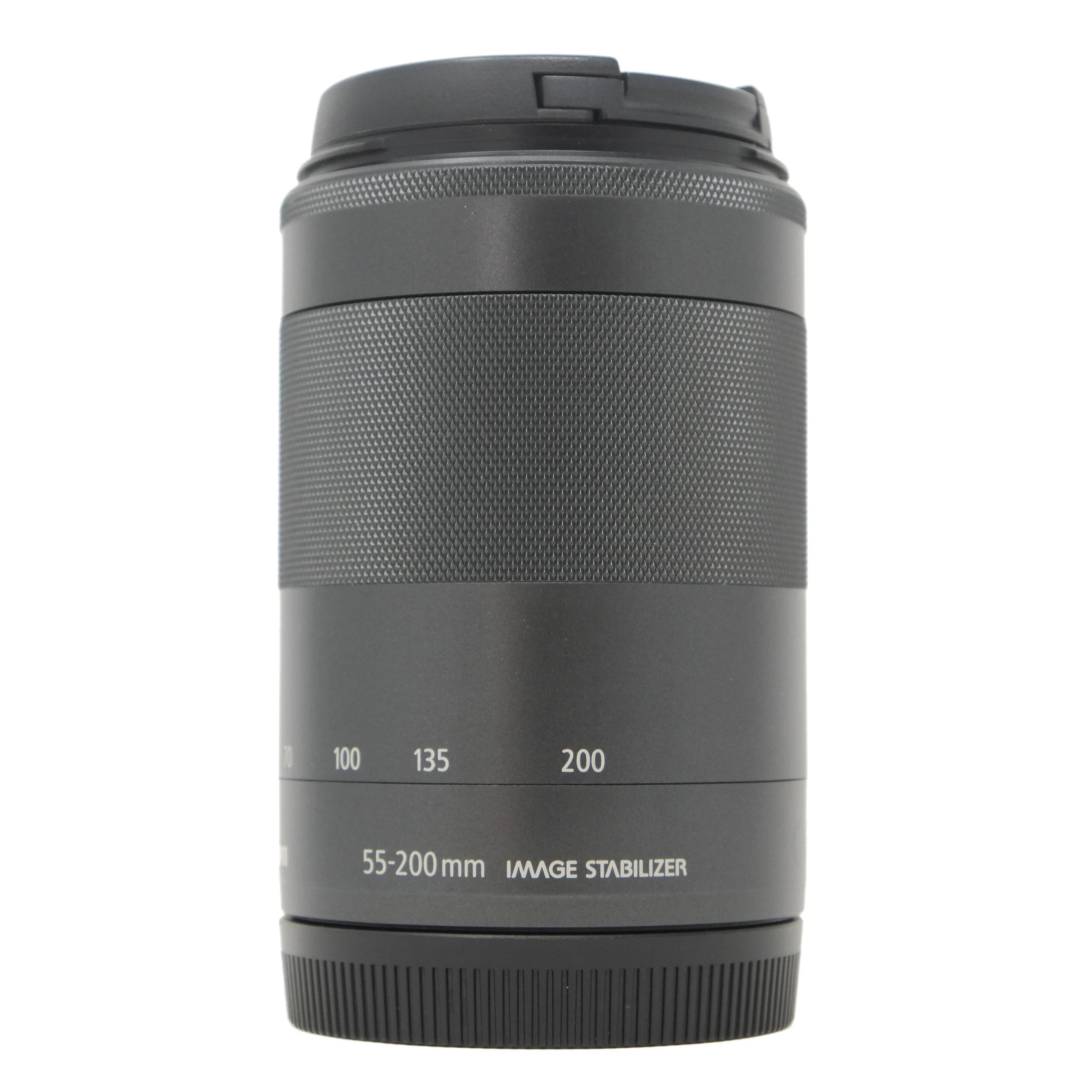 Used Canon EF-M 55-200mm F4.5-6.3 IS STM Lens - side angle 