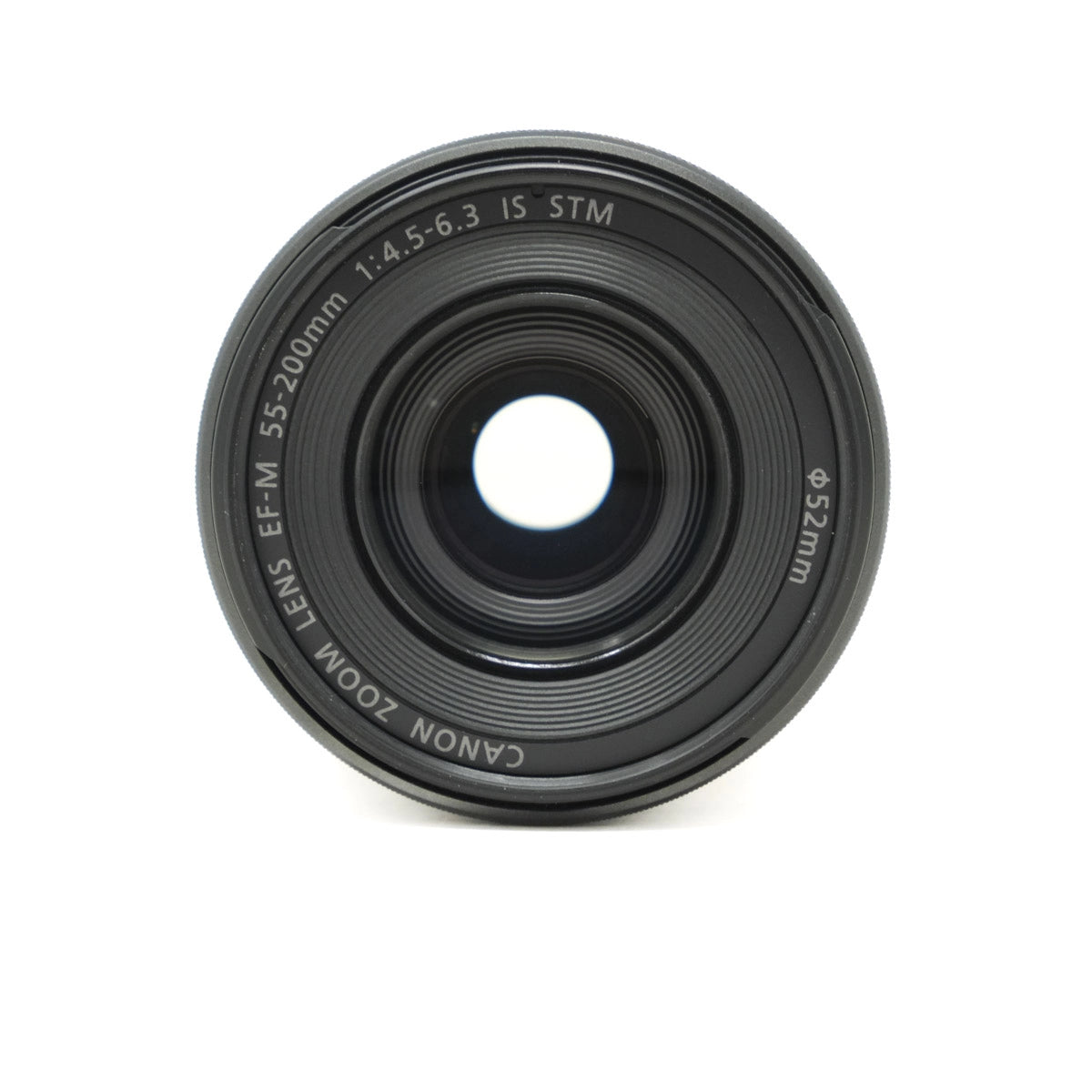 Canon camera lens on a white background