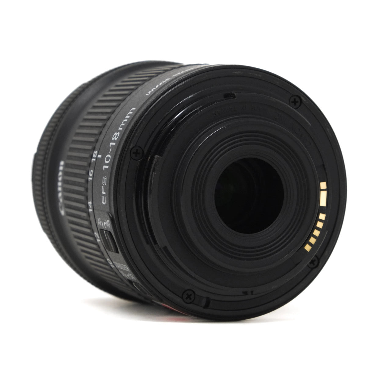 Used Canon EF-S 10-18mm F4.5-5.6 IS STM Lens - Bottom angle 