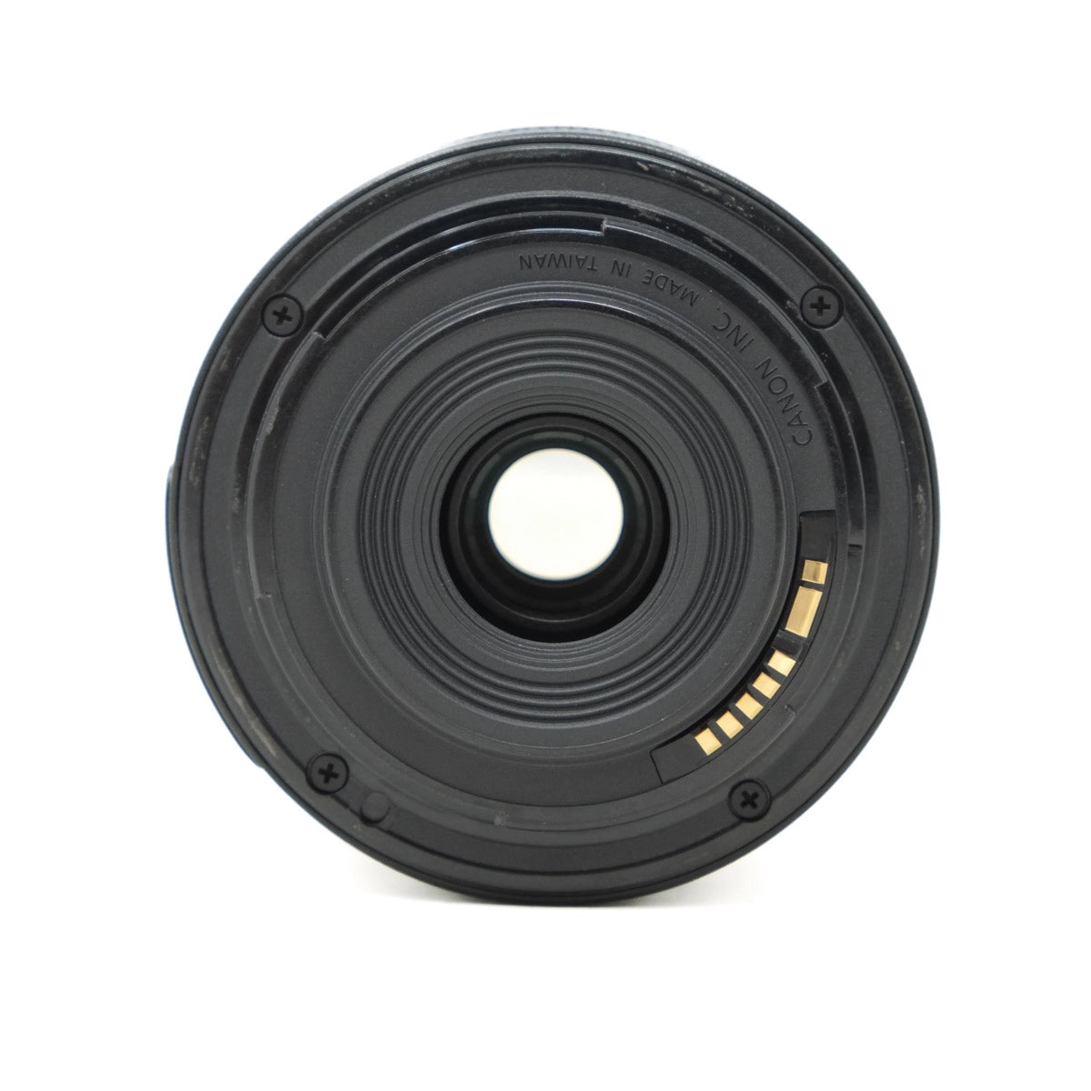 Camera lens on a white background