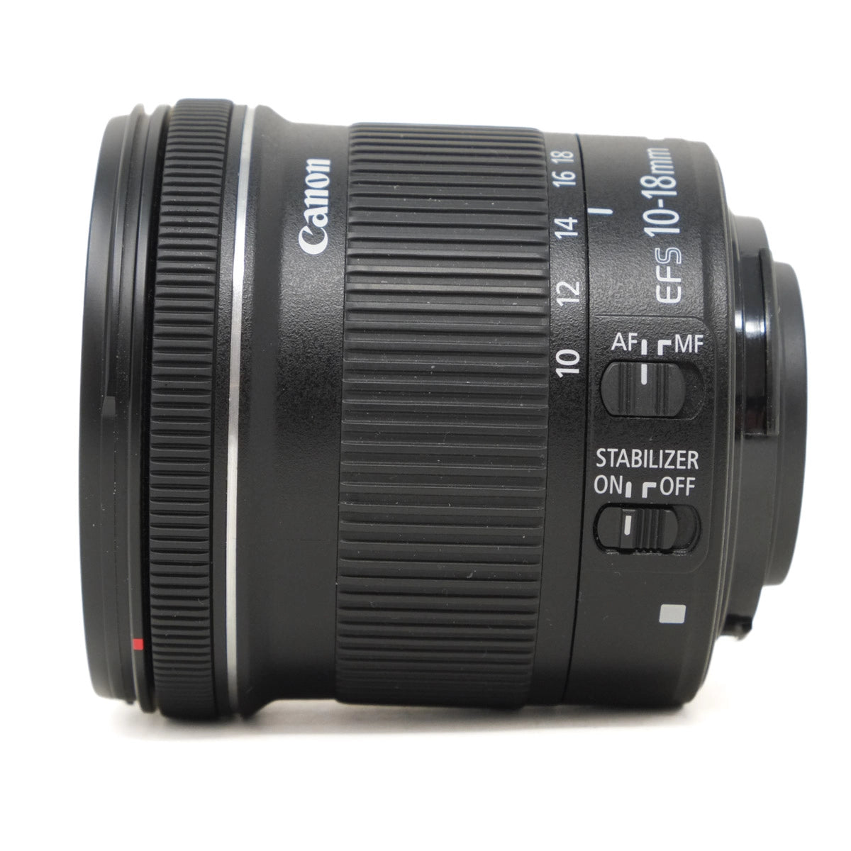 Canon camera lens on a white background