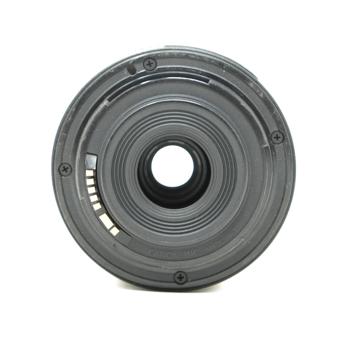 Used Canon EF-S 10-18mm F4-5.6 IS STM Lens - bottom angle 