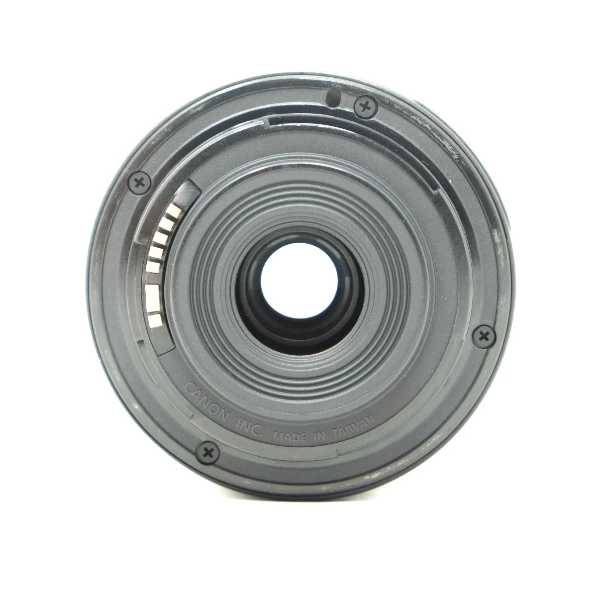 Used Canon EF-S 10-18mm F4-5.6 IS STM Lens - bottom angle 