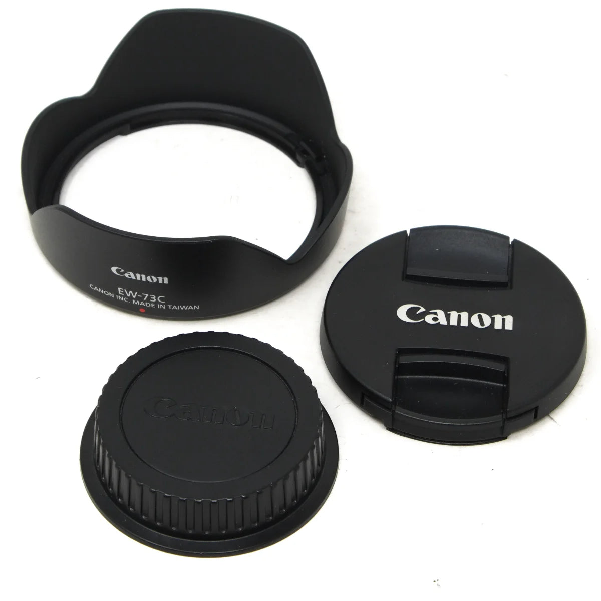 Used Canon EF-S 10-18mm F4-5.6 IS STM Lens - lens hood and caps 
