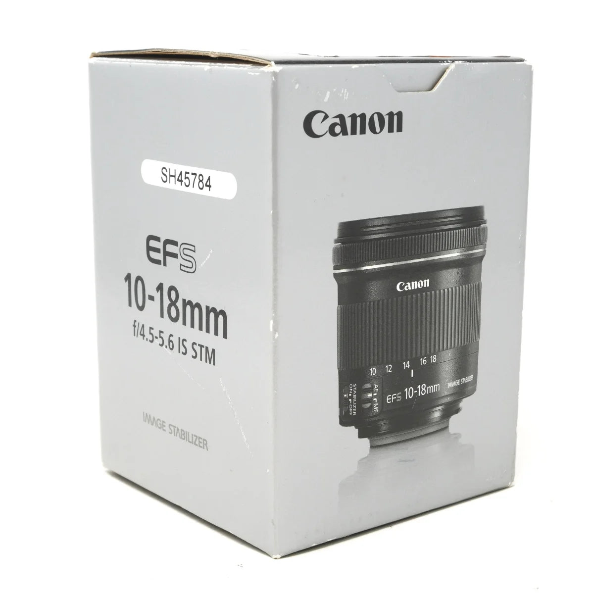 Used Canon EF-S 10-18mm F4-5.6 IS STM Lens - original box 