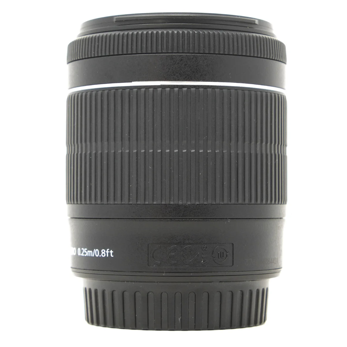 Used Canon EF-S 18-55mm F3.5-5.6 IS STM Lens - side angle 