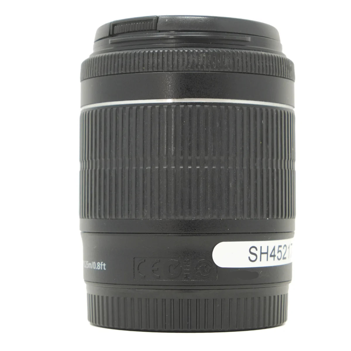Used Canon EF-S 18-55mm f3.5-5.6 IS STM Lens - side angle 