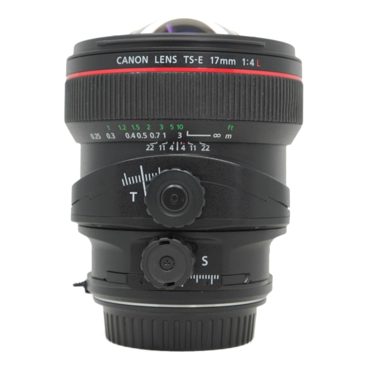 Canon camera lens on a white background