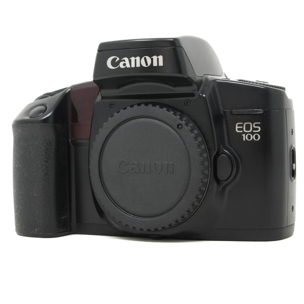 Used Canon EOS 100 Film SLR camera - front angle 