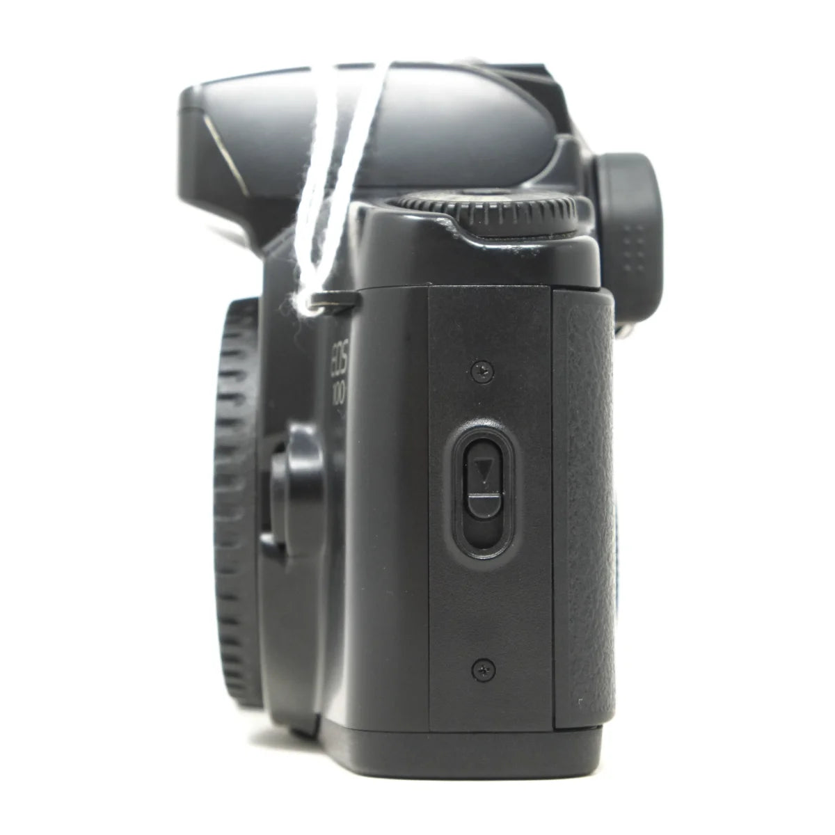 Used Canon EOS 100 Film SLR camera - side angle 