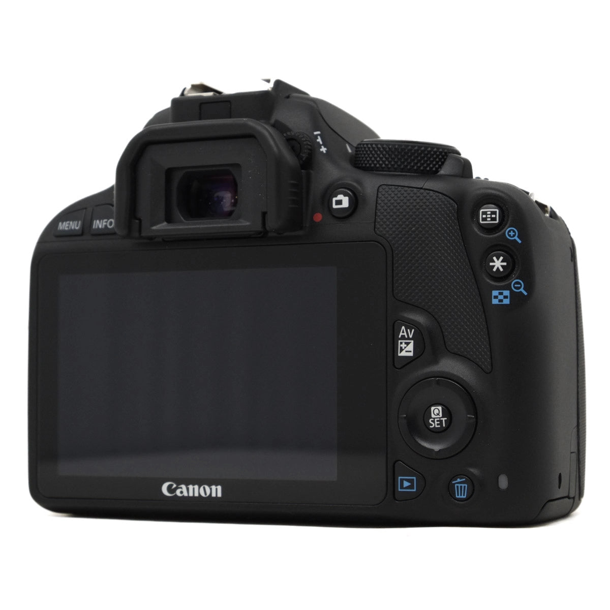 Used Canon EOS 100D DSLR Camera + 18-55mm Lens - Back angle 