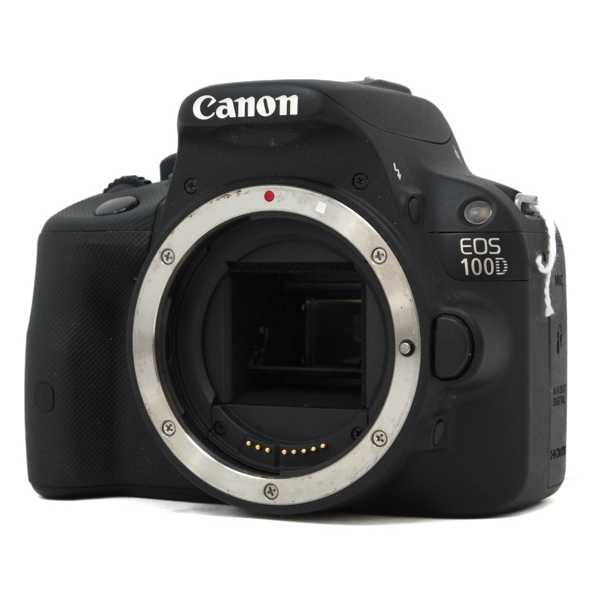 Used Canon EOS 100D DSLR Camera (Act. 908) + 18-55mm Lens - Front angle without lens 