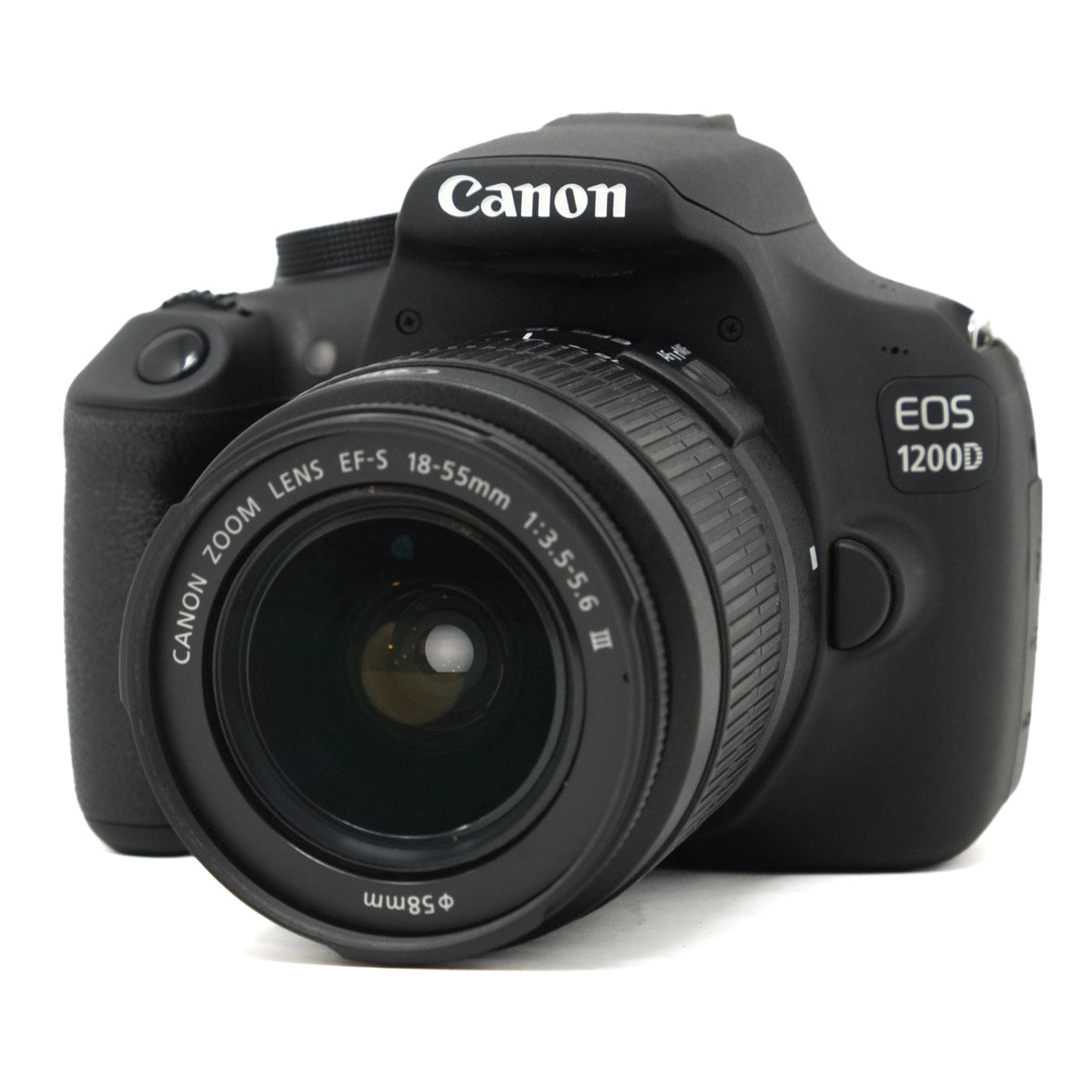 Used Canon EOS 1200D + 18-55mm Lens - Front angle 