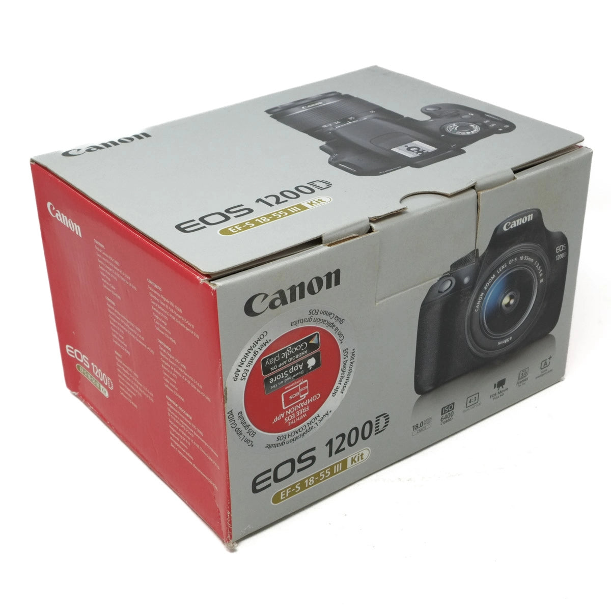 Used Canon EOS 1200D DSLR Camera - Original box 