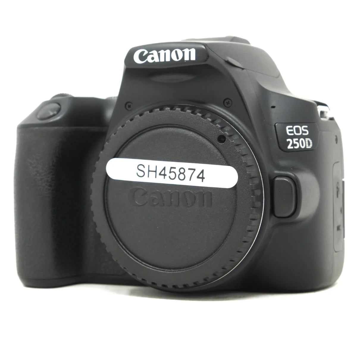 Used Canon EOS 250D DSLR Camera - front angle 