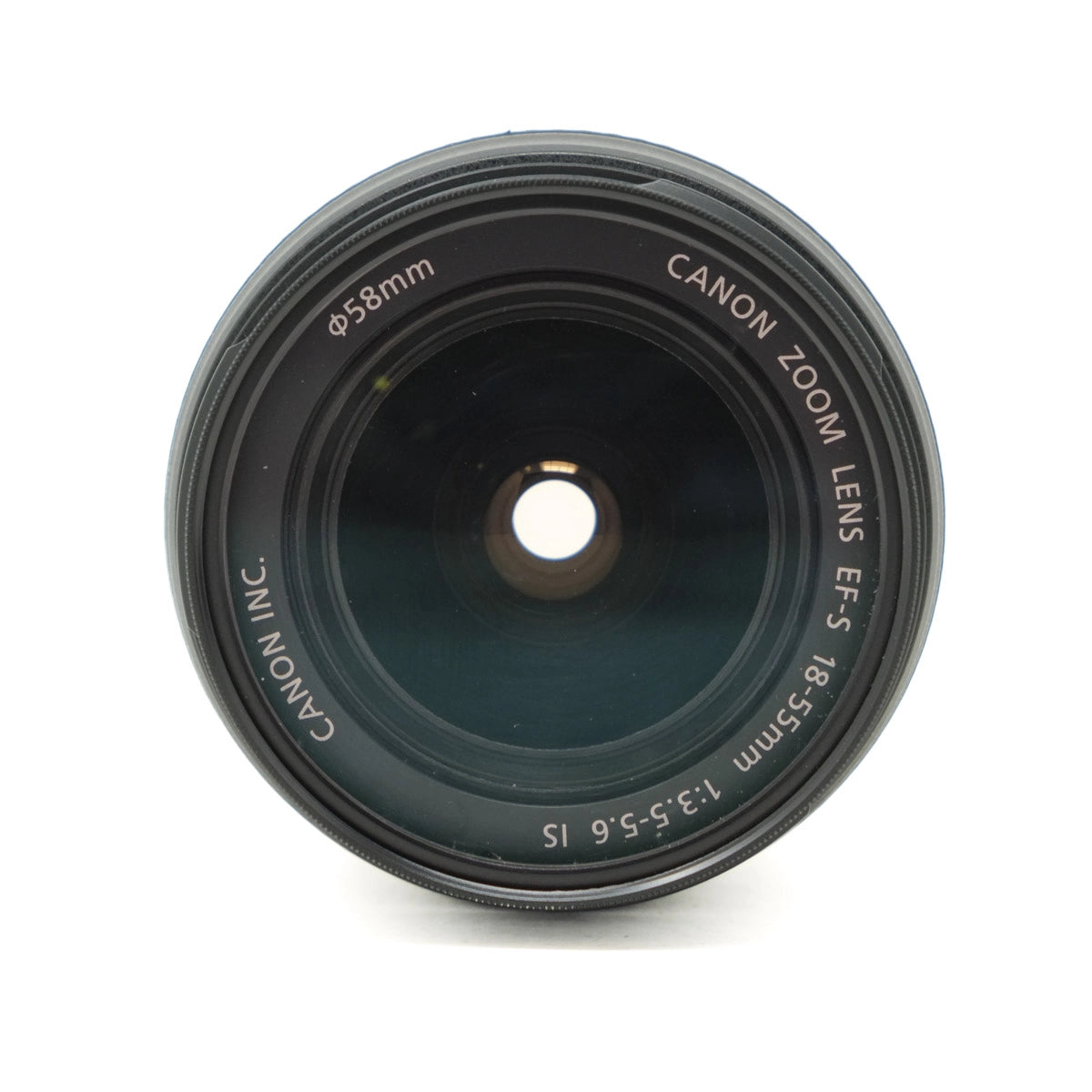 Canon camera lens on a white background