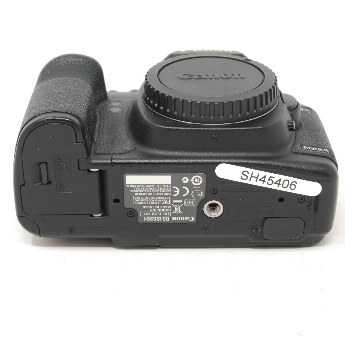 Used Canon EOS 5D Mark II DSLR - bottom angle 