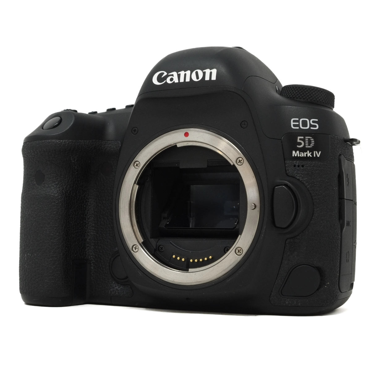 Used Canon EOS 5D Mark IV DSLR Camera - Front angle without body cap