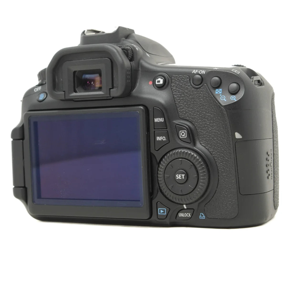 Used Canon EOS 60D DSLR Camera Body - back angle 