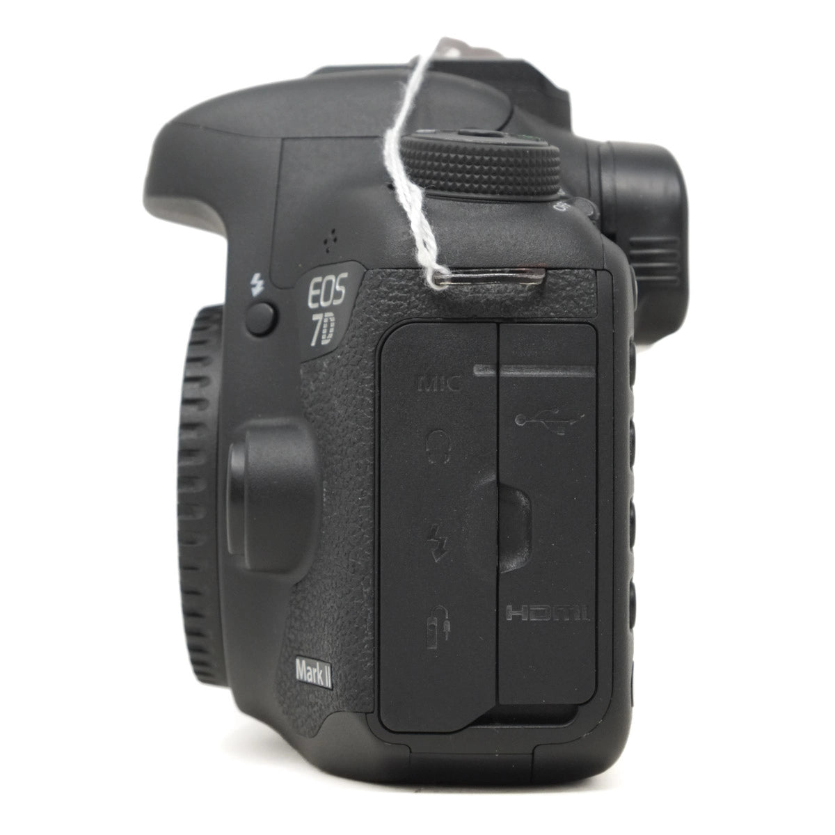 Canon EOS 7D camera body on a white background