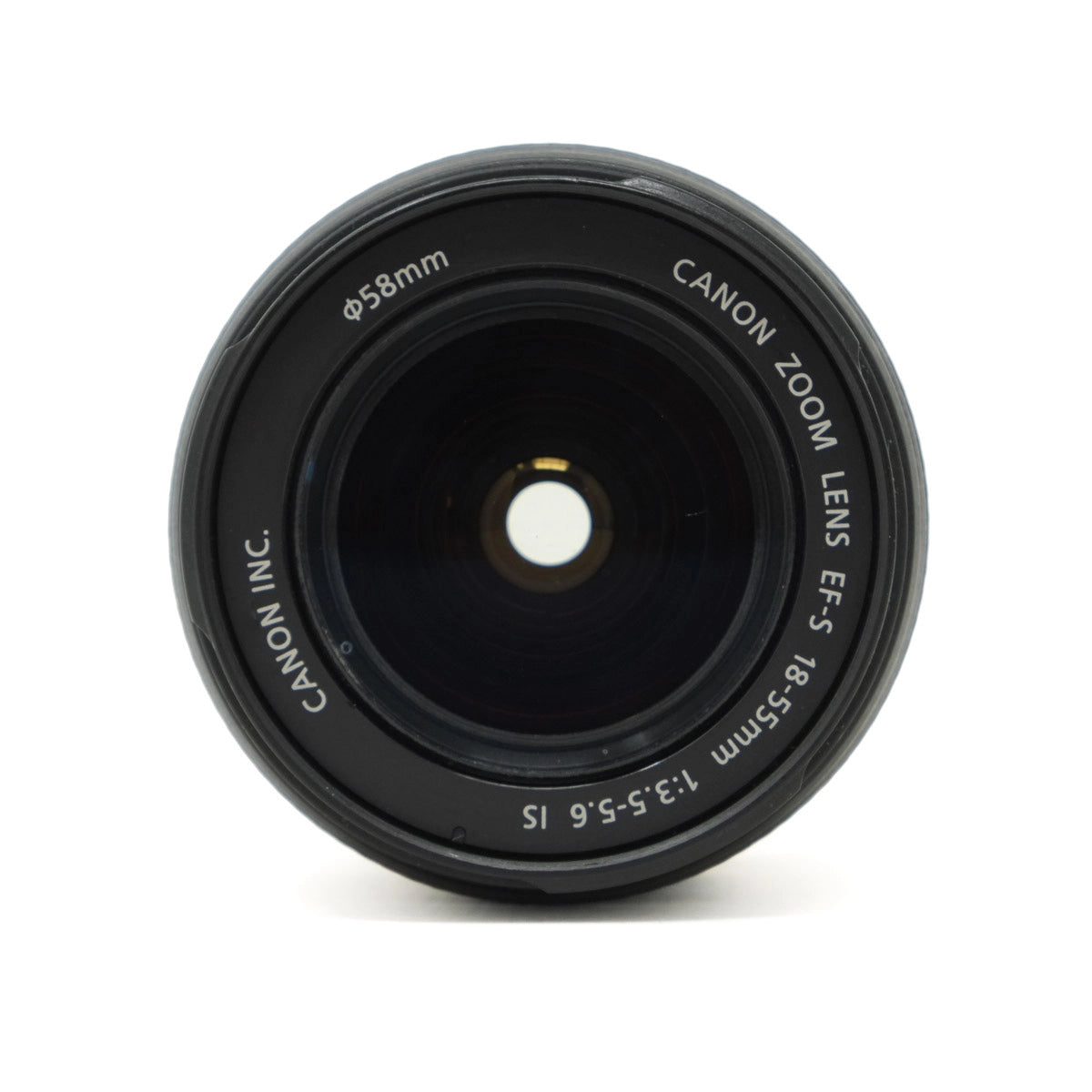 Canon camera lens on a white background