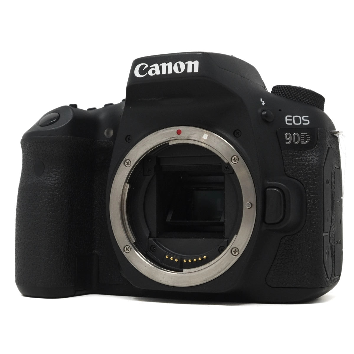 Used Canon EOS 90D DSLR Camera - Front angle without body cap