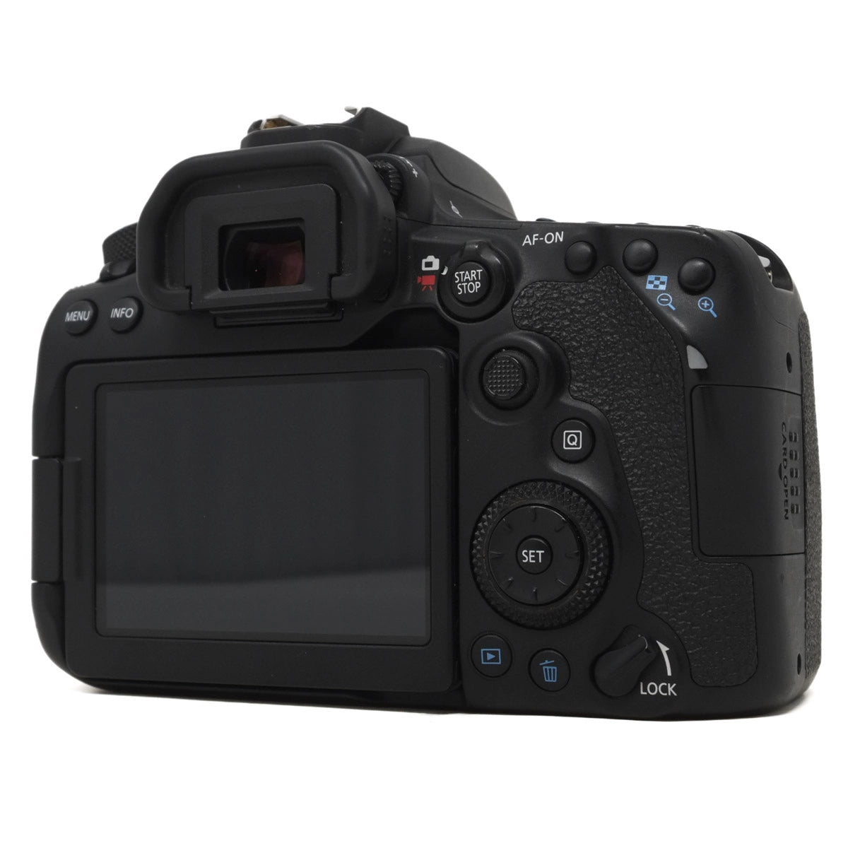 Used Canon EOS 90D DSLR Camera - Back angle 