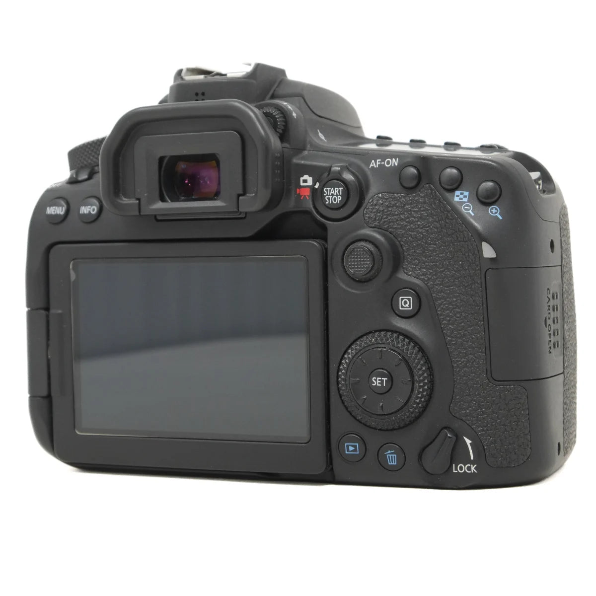 Used Canon EOS 90D DSLR Camera - back angle 