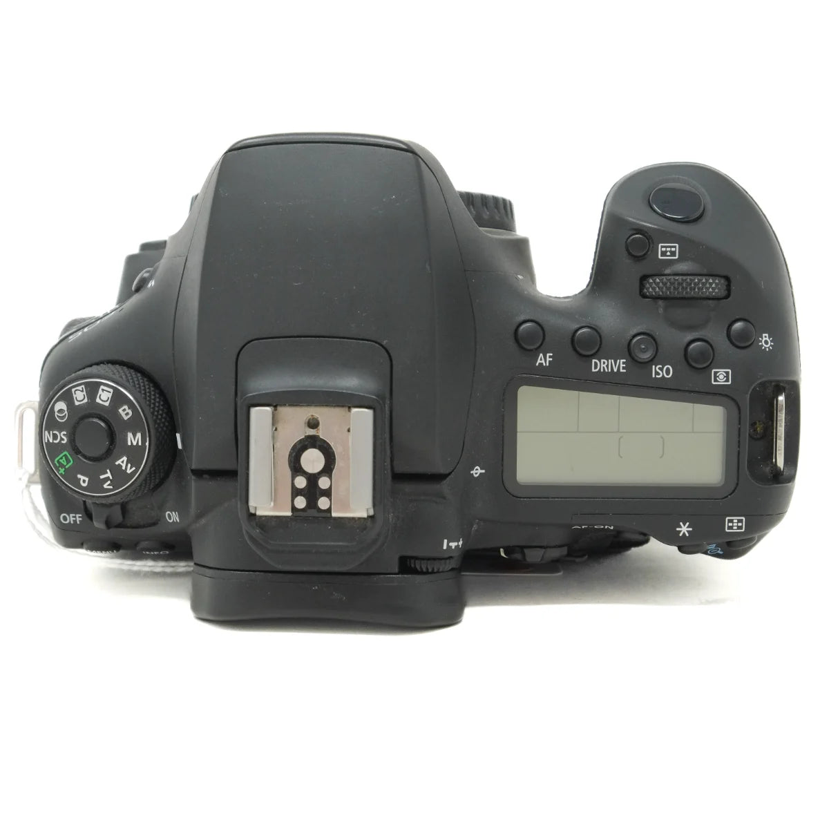 Used Canon EOS 90D DSLR Camera - top angle 