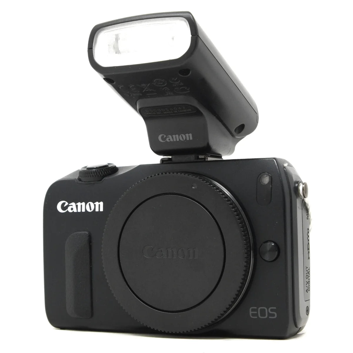 Used Canon EOS M Mirrorless camera - front angle 