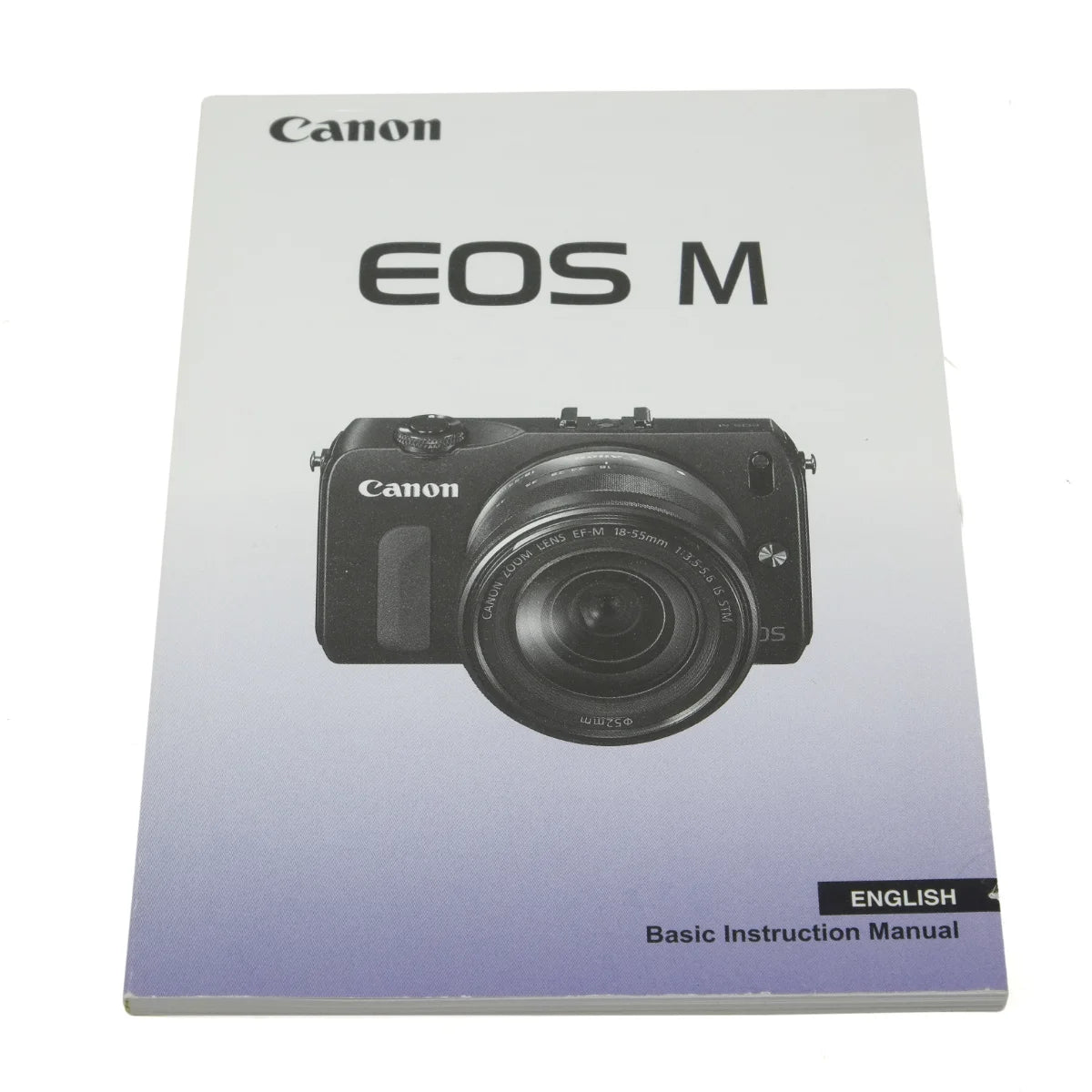 Used Canon EOS M Mirrorless camera - instructions 