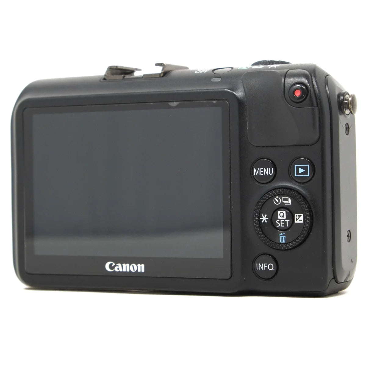 Used Canon EOS M Mirrorless camera - back angle 