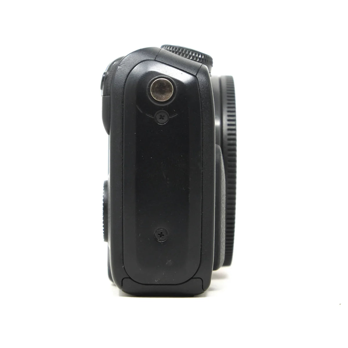 Used Canon EOS M Mirrorless camera - side angle 