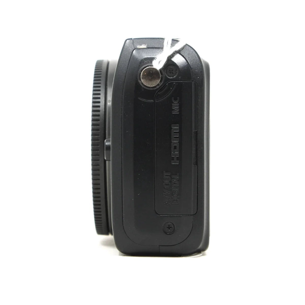 Used Canon EOS M Mirrorless camera - side angle 