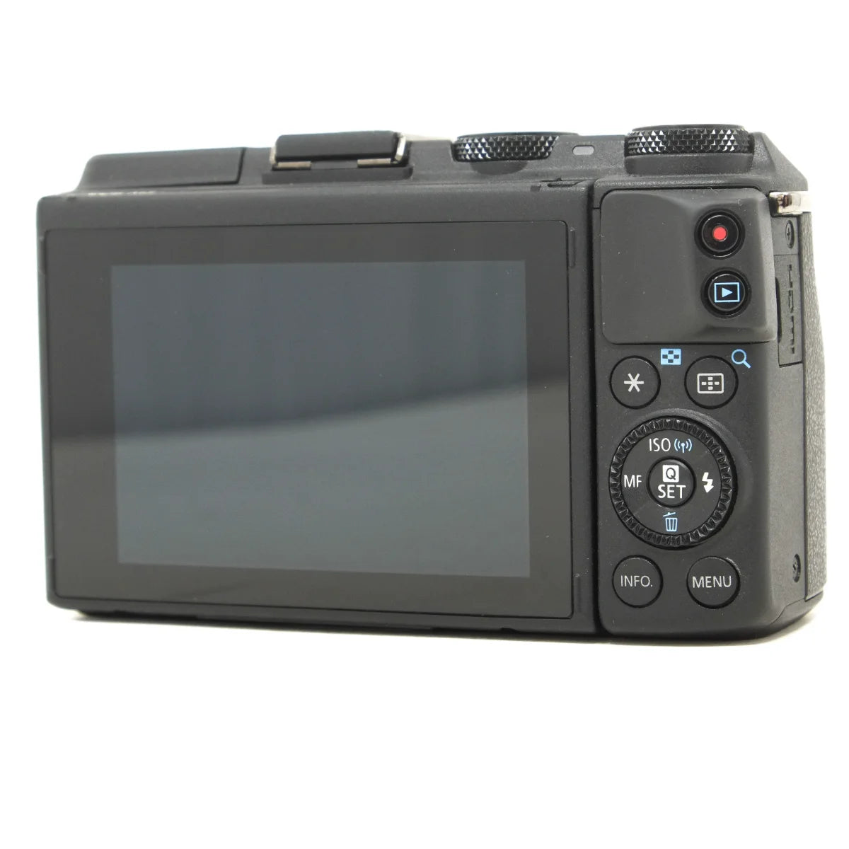 Used Canon EOS M3 Mirrorless camera - back angle 