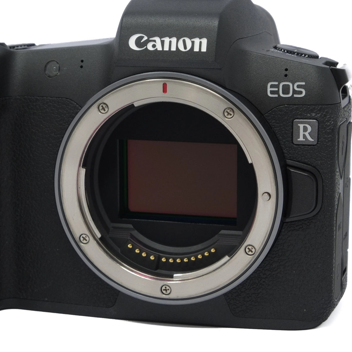 Used Canon EOS R Camera Body - front angle without body cap
