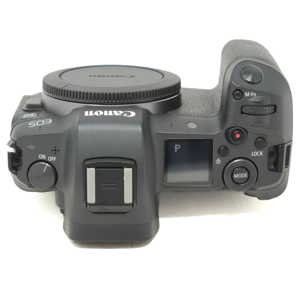 Used Canon EOS R Mirrorless Camera - top angle 