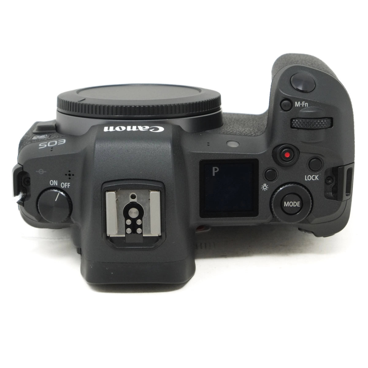 Canon camera on a white background