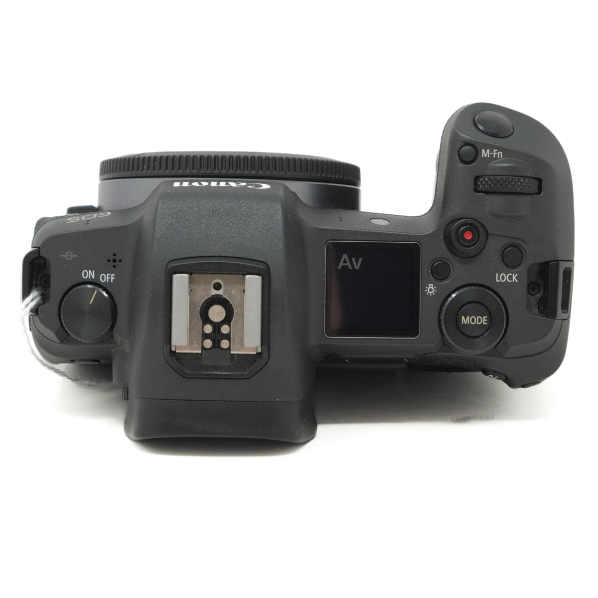 Used Canon EOS R Mirrorless camera - top angle 