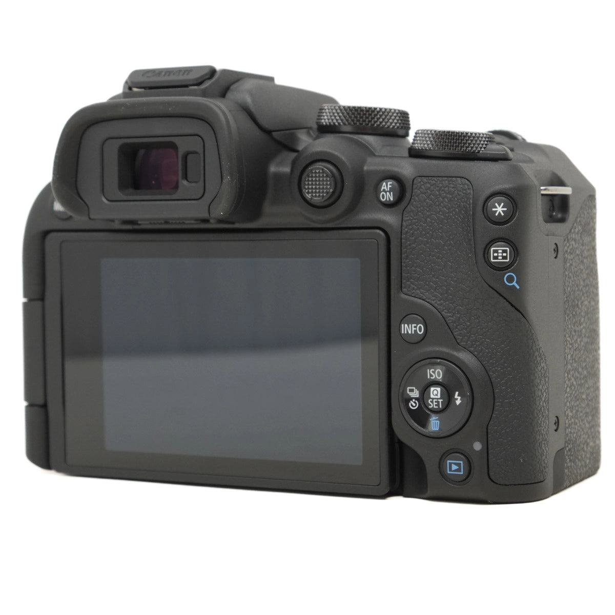 Used Canon EOS R10 + 18-150mm kit - Mint Condition - back angle 