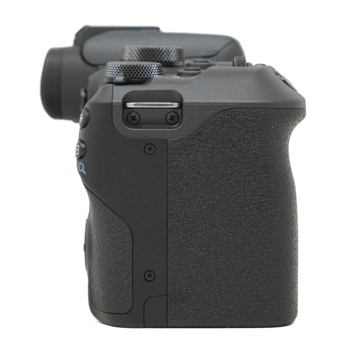 Used Canon EOS R10 + 18-150mm kit - Mint Condition - side angle 