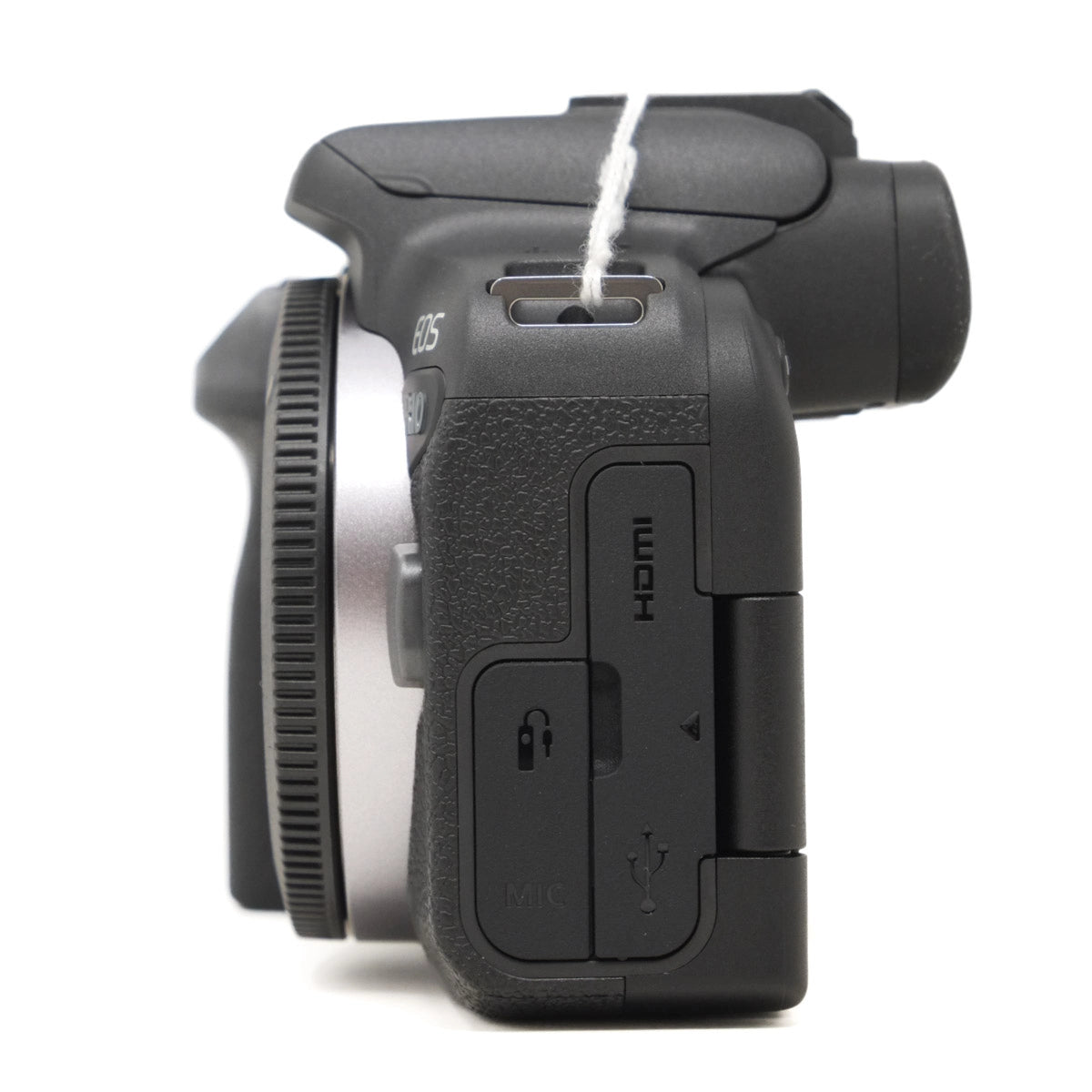 Used Canon EOS R10 + 18-150mm kit - Mint Condition - side angle 