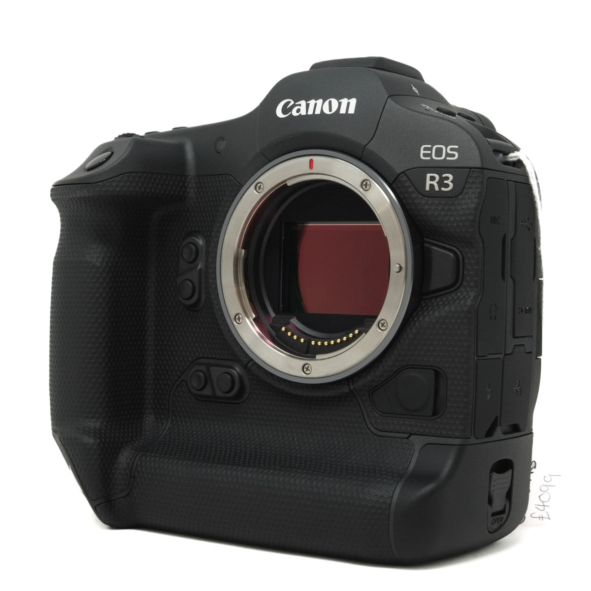 Used Canon EOS R3 Mirrorless Camera - Front angle without body cap