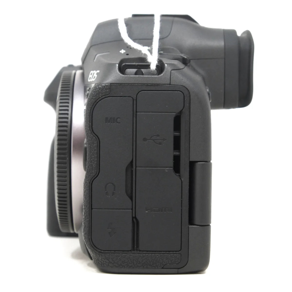 Used Canon EOS R5 II Mirrorless camera body - side angle 