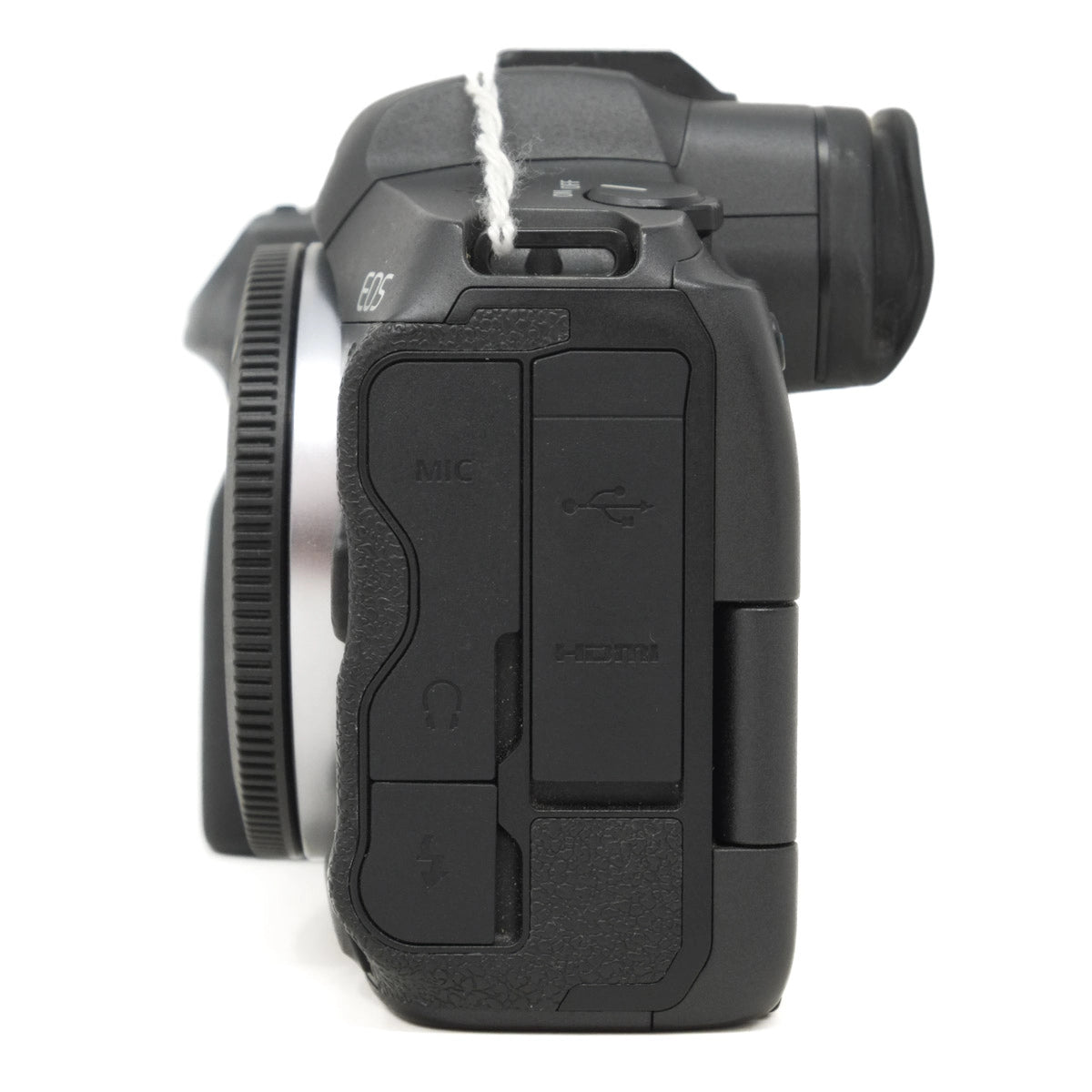 Used Canon EOS R5 Mirrorless camera - side angle 